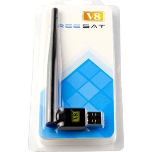 New 2.4GHz USB WiFi 2.4G Antenna Adapter for Freesat V7 V7S HD V8 V7 Plus Digital Satellite Receiver Receptor Dongle Adaptor