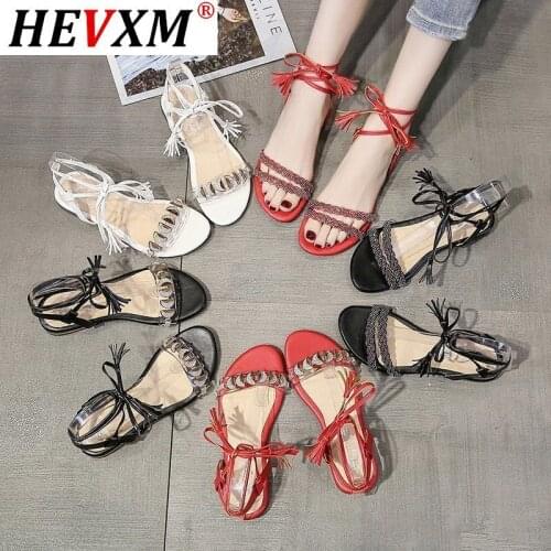 Large Size Flat Sandals The New Summer Edition Of 2021 Is Waterproof Diamond Cross Strap Flat Roman Shoes With Multiple Colors