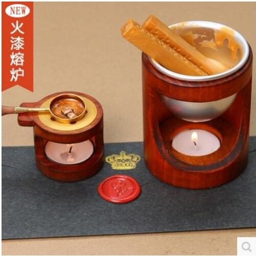 Vintage Melting pot for Sealing Wax Retro Seal Stamp Vintage Wax Stick Sellado Sax palillo sello de la cera de Sellos 55x46mm
