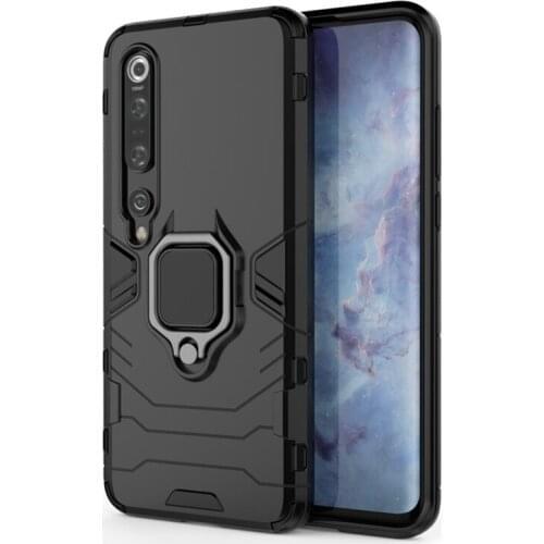 10Pcs Slim Armor Phone Case Back Cover With Invisible Ring Stand for Xiaomi Redmi 10 9 10T Note 8 lite Pro K30 Pro Zoom CC9E A3