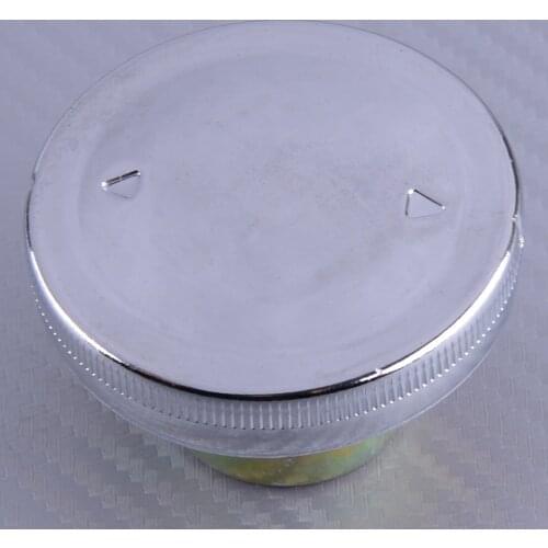 Beler Silver Petrol Fuel Gas Tank Cover Cap Replacement for GY6 125CC Moped Scooter Motorcycle Engibe