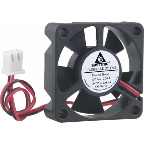 10pcs Gdstime 35x35x10mm 3510 24V DC High Power Exhaust Mini Cooler Cooling Fan 35mm x 10mm 12000RPM