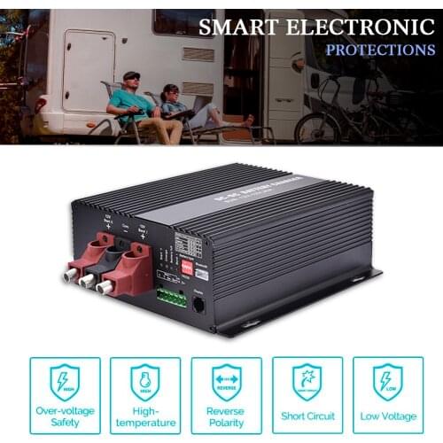 12V/30A DC To DC Charger With Bluetooth Automatic Smart Battery Chargers For RVs, Campers, Ships
