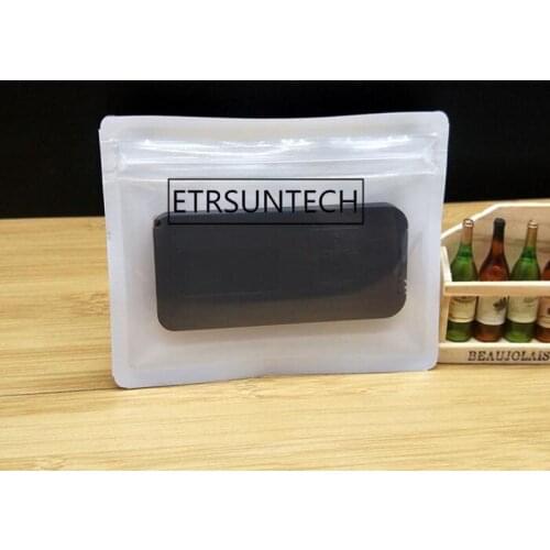 2000pcs/lot 11.5*9.5cm White Clear Micro USB Cable Zipper Plastic Packaging Poly PP Bag Retail Package Bags No logo bags