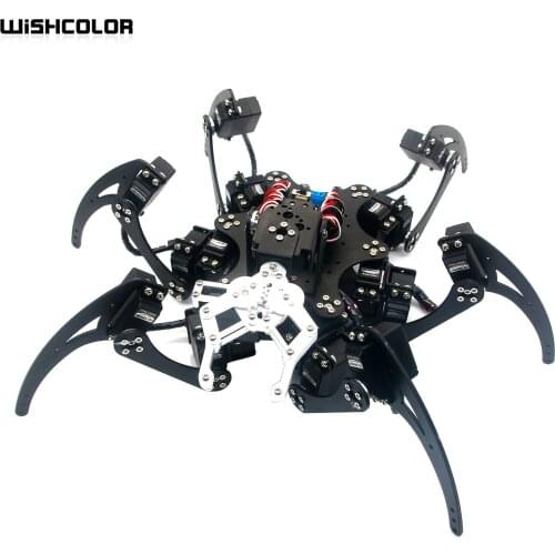 20DOF Aluminium Hexapod Robotic Spider Robot Frame Kit with 20pcs MG996R Servos & Control Board