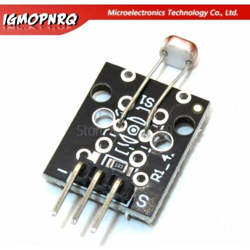50pcs KY-018 3pin Optical Sensitive Resistance Light Detection Photosensitive Sensor Module for arduino DIY Kit KY018