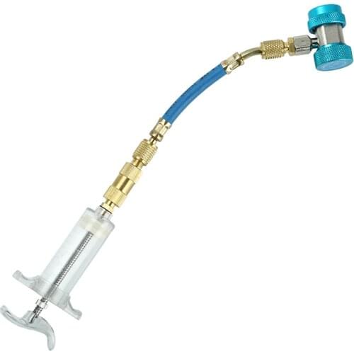 Automotive air conditioning leak detection fluorescent agent filling device Refrigeration oil injector