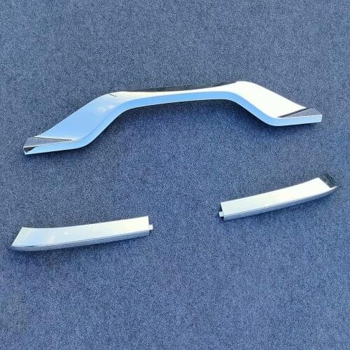 For Nissan Note 2021 2022 ABS Chrome Front and Rear Bumper Skid Protector Guard Plate Car Exterior Accessories