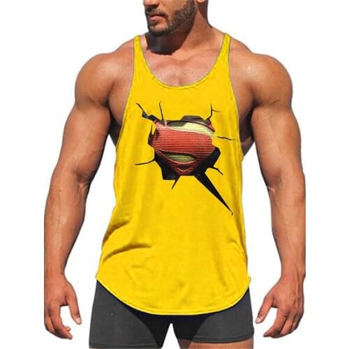 Fitness Top Men Gym Tank Top Clothing Mens Bodybuilding Brand Vest Muscle Sleeveless Singlets Fashion Workout Sports Shirt