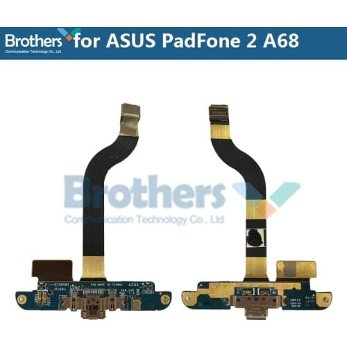 Charger Flex For ASUS PadFone 2 A68 Charging Port Connector for ASUS A68 USB Dock Flex Cable Phone Replacement Test Working Top