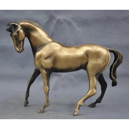 Chinese copper statue Good luck Horse Decoration sculpture