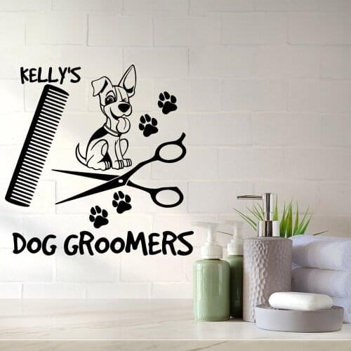 Beauty Pet dog Home Decor Modern Acrylic Decoration For Bedroom Decoration Background Wall Art Decal Drop Shipping