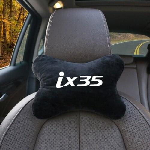 Car Seat Head Neck Rest Massage Auto Pillow Space Memory Neck Headrest Car Cover for hyundai ix35 Solaris I30 Accessories