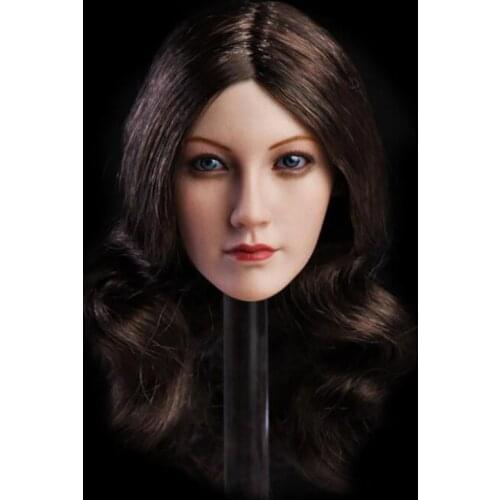 1/6 Scale Girl Head Sculpt Beauty Pure and lovely Asia Female Head Carving Version Model Head play for 12" Action FigureBody