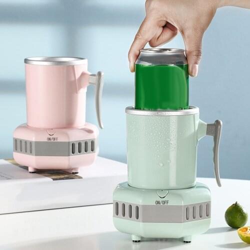 Car Home Office Cold Drink Machine Ice Making Mini Quick Electric Instant Cooling Cup Ice Making Kettle UK Plug