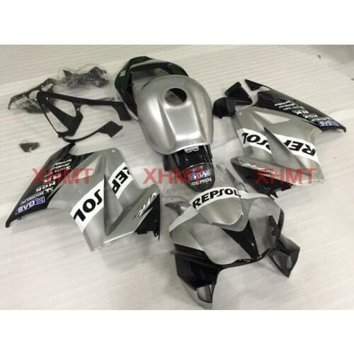 For Honda VFR800 2002 - 2013 Fairings for Honda VFR800 02 03 Fairings VFR800 10 11 Silver Black repsol Fairing Kits