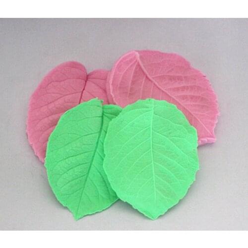 Wholesale/retail,free shipping,10 pairs FM134 Leaf shape silicone cake decorating tools clamping mould
