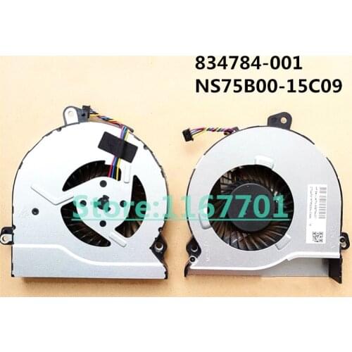 Original Laptop/Notebook CPU Cooling Fan For HP WASD Pavilion Gaming NB 15-AK AK030TX AK002 AK003TX 834784-001 NS75B00-15C09