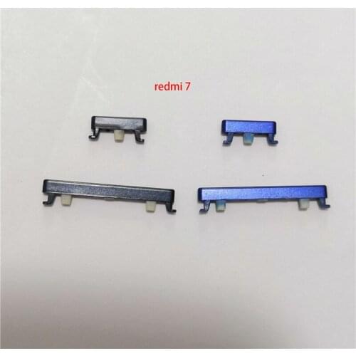 Original New For Xiaomi Redmi 7 Power On Off Button + Volume Button Side Button Set Replacement Parts