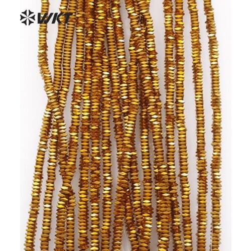 WT-G252 WKT Wholesale Hot Sale Newest Trendy Necklaces Beautiful Natural Hematite Necklaces In High Quality For Women Design