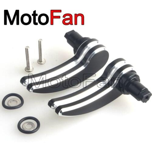 Custom Motorcycle Saddlebag Lid Levers Lifters Latch Handle for Harley Touring FLHX FLHR Street Glide CVO Ultra Limited