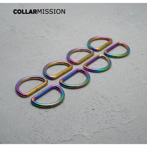 Retailing metal non-welded adjustable D Rings for backpacks straps shoes bags dog collar buckles DIY accessorie 30mm DK30CH