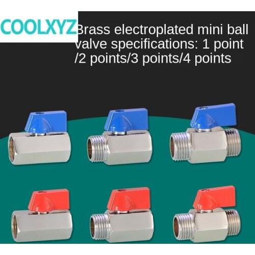 Mini ball valve 3/8 IN 1/2IN mini ball valve 1/8 1/4 3/8 1/2 DN6 8 10 15 valve switch pneumatic accessories