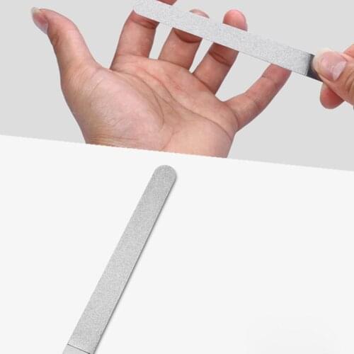 Stainless Steel Nail Files High Quality Buffer Sanding Nail Nail Polishing Grinding Sand Blocks Pedicure Art Grind Metal Ma P8P6