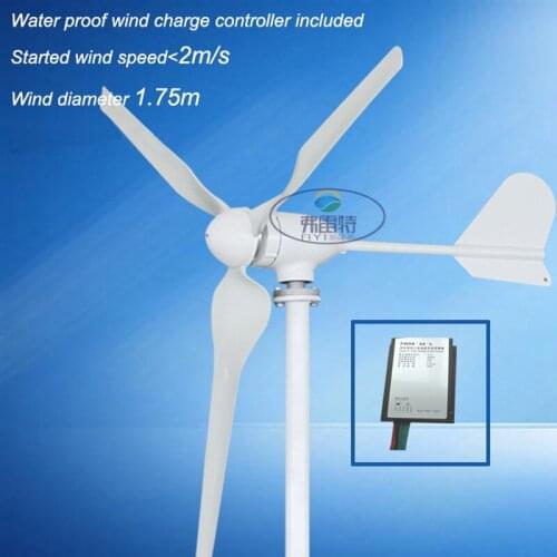 600w12v 24v 48v 3 blades home use wind turbine generator on /off gird turbine/grid tie windmill
