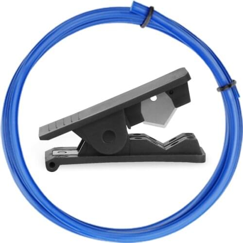 3D Printer Parts PTFE Tube with Mini Portable Pipe Cutter Blade 2*4MM 1.75MM Filament Teflonto Pipe Cutting Tools Kit
