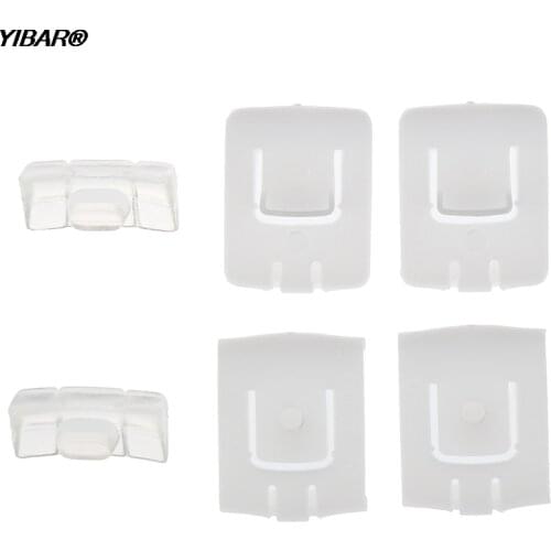 6pcs/pack White Plastic Seat Buckle Clip Runner Guide 435881203A C10 For MK1 MK2 MK Hot Sale