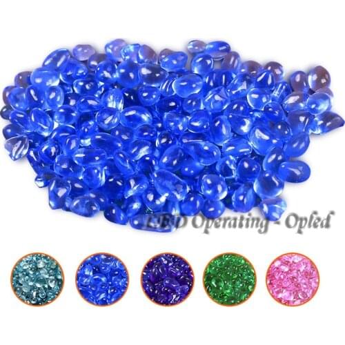 0.1kg super beautiful Aquarium Glass Bead Decoration,Super waterscape decoration aquarium glass stone under lighting glass beads