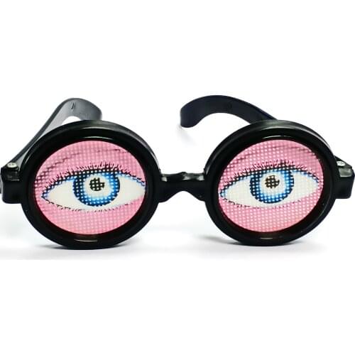 1 pc BIG EYES goofy black frame thick glasses funny toy party favour pinata favor joke game birthday filler bag