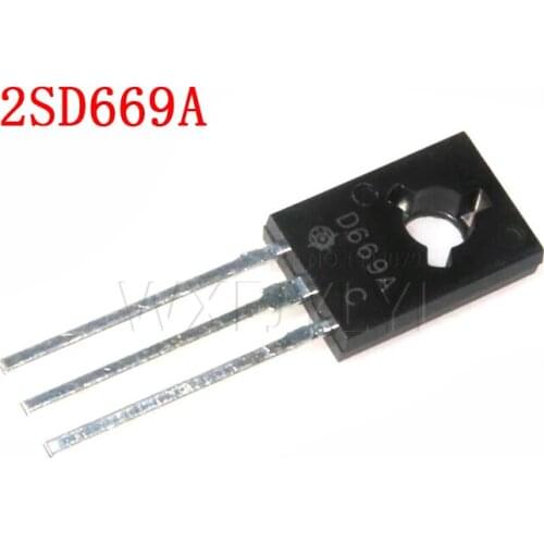 10PCS 2SD669A TO-126F 2SD669 D669A D669 TO-126 Triode new and original