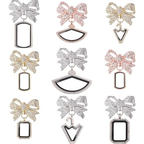 10Pcs Metal Funny Umbrella And Sector Shaped Perfume Locket Animal Butterfly Fit Pearls Wedding Gift Jewelry Accessories