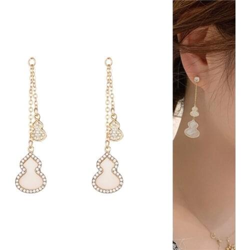 2020New 50Pcs Double Rhinestone Hoist alloy button for DIY earring or necklace Pendants accessories ER274