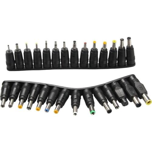 30Pcs/Set Laptop DC Power Supply Adapter Connector Plug AC DC Jack Charger Connectors Laptop Power Adapter Conversion Head