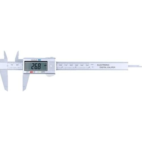 6inch 150mm LCD Digital Electronic Carbon Fiber Vernier Caliper Gauge Micrometer