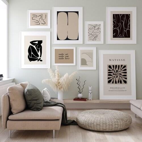 Abstract Modern Art Matisse Poster Drawing Body Line Figure Painting Wall Picture Canvas Print Nordic Home Decor For Living Room