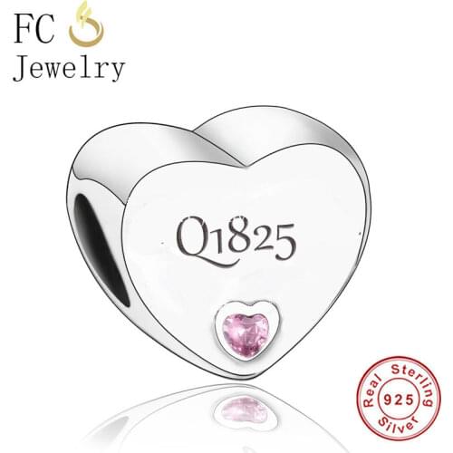 FC Jewelry Fit Original Charm Bracelet 925 Sterling Silver TV Friends Blue Water Fountain Bead For Making Women Berloque 2021