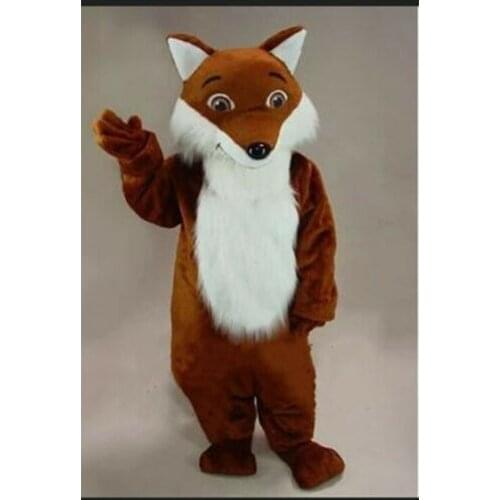 Top Sale Halloween Fursuit Fox Mascot Costume Cosplay Party Outfits Clothing Carnival Unisex Hallowen Cosplay Gift