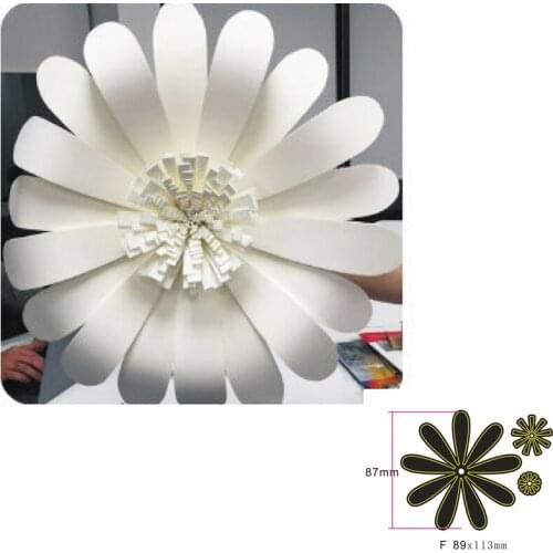 Multi-layered flower Metal Cutting Dies for DIY Scrapbook Cutting Die Paper Cards Making Embossed Decorative Craft Die Cut New