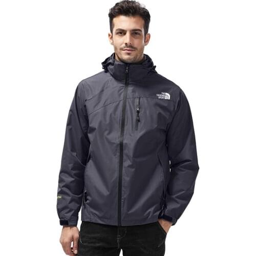 Winter Jacket Men Lightweight Hooded Zipper Waterproof Coat 2021 Windproof Warm Solid Color Fashion Male Coat Outdoor Sportswear