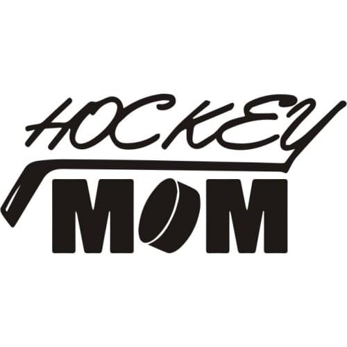 Car sticker motorcycle Decal hockey mom decoration funny humor accessories waterproof creative sunscreen PVC, 18cm * 8cm