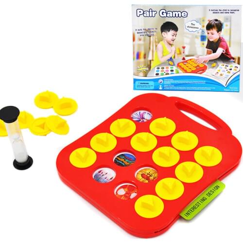 New Arrival Children Memory Training Matching Pair Game Early Education Interactive Toy Parent Child Link Up Chess Puzzle Toys