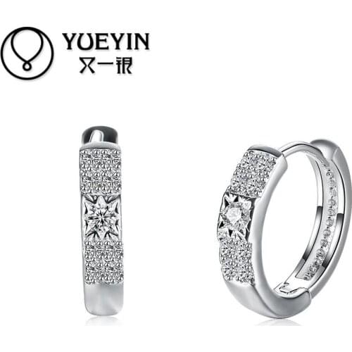 New Fashion Jewelry Silver plated earrings long earrings silver plated Bridal Jewelry Nickle Free Antiallergic orecchini