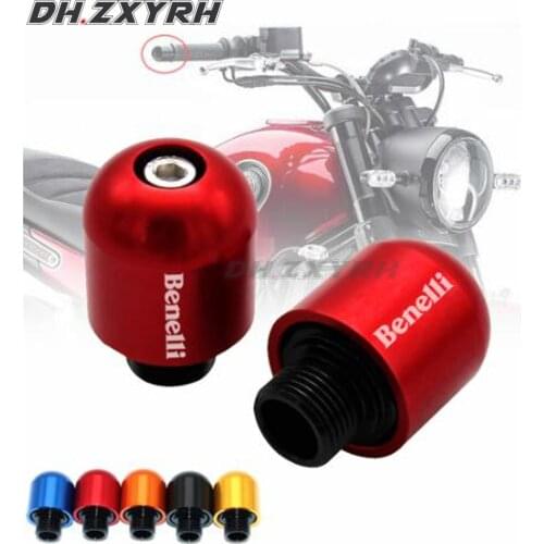 New Motorcycle Handlebar Grips Handle Bar Cap End Plugs for Benelli NT 125 300 600 Leoncino 500 LeoncinoX BJ 500 BN 600i 302 251