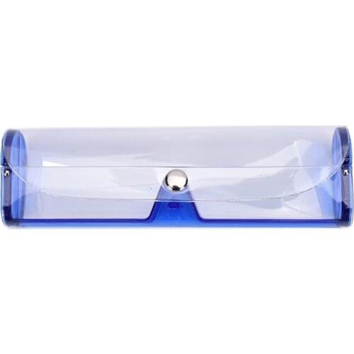 PVC Glasses Box Transparent Eyewear Case Reading Glasses Case Plastic Eyeglass Case For Myopic Lens Multicolour