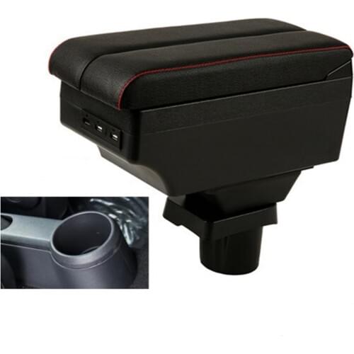 For VW UP armrest box central content box interior Armrests Storage car-styling accessories part with USB interface