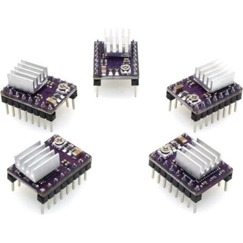 Print DRV8825 Stepper Motor Driver Module 4 Layer with Mini Heatsink for 3D Printer RP1.4 A4988